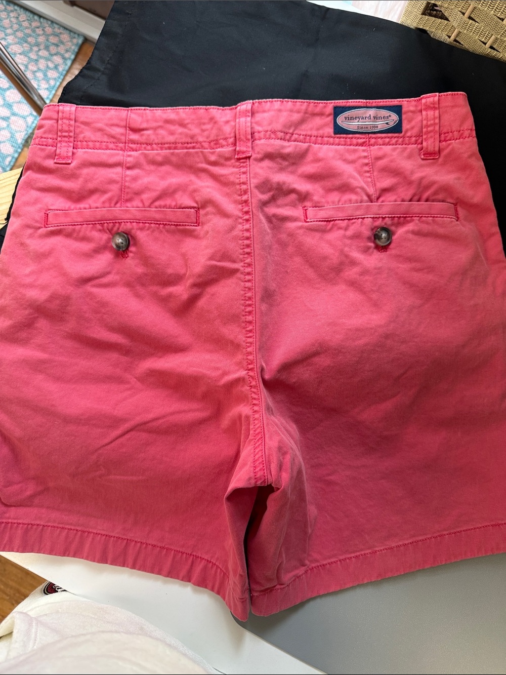 Vineyard Vines Women's Coral Pink Chino Bermuda Shorts